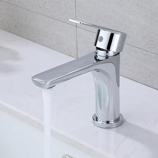 工厂全铜面盆冷热水龙头家用水龙头枪灰色卫生间洗手盆卫浴高品质