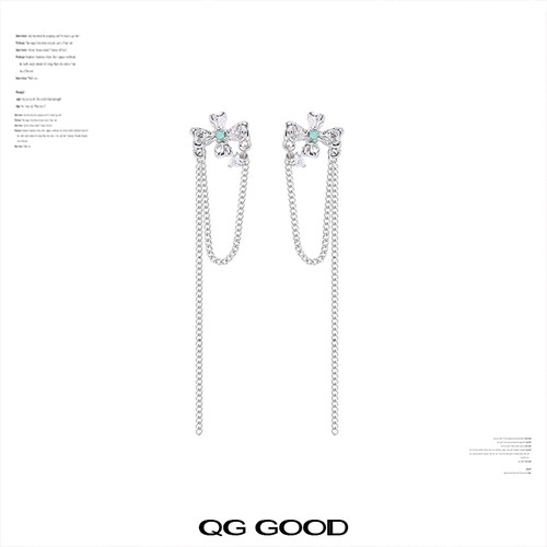 蝴蝶流苏耳环女原创设计高级感