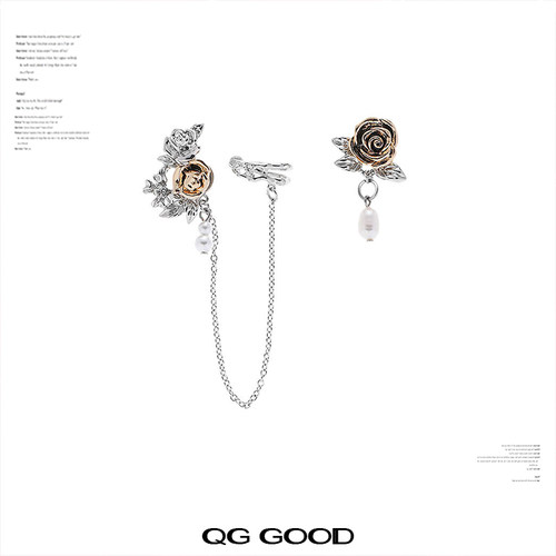 原创设计感耳夹女款轻奢高级感气质耳饰小众设计感礼物复古礼物QG