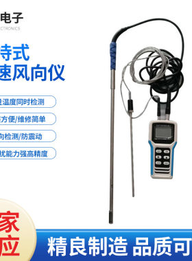 测风仪流量计便携风量计仪器工业微型测试风速设备气体专用热式