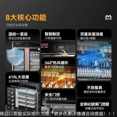 XDZ205-2大厨家用消毒柜式双开麦门餐具保柜酒洁店饭店大立商用碗