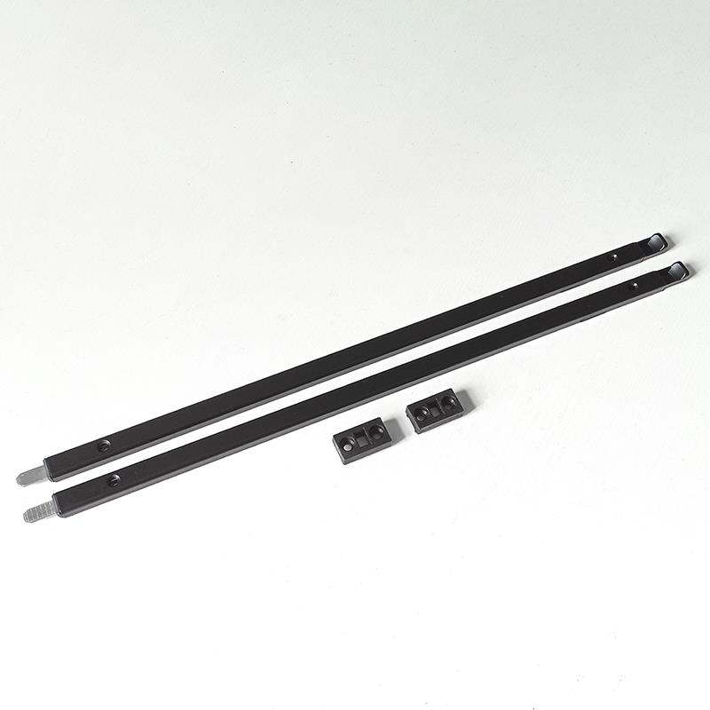 断桥铝平开门加长插销铝合金塑钢对开门天地上下暗插杆锁五金配件