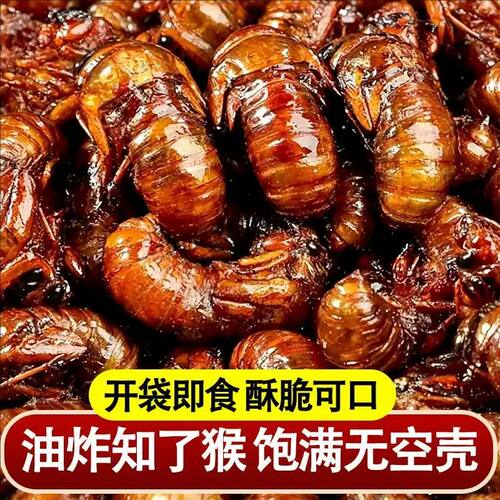 高蛋白零食下酒菜！油炸知了猴