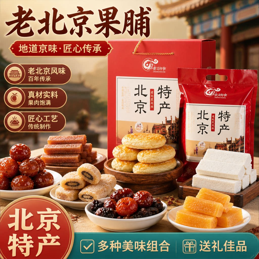 北京特产大全!果脯零食大礼包