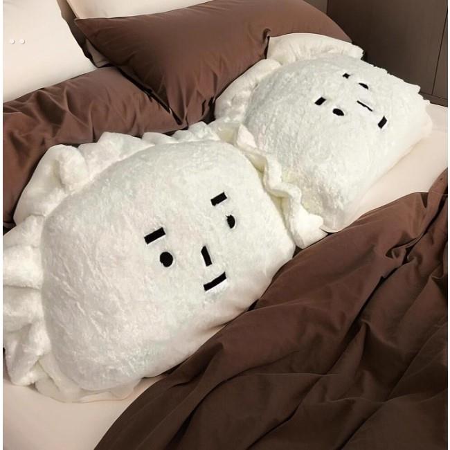 可爱饺子抱枕沙发客厅靠枕床头大靠背学生宿舍毛绒玩偶创意靠垫