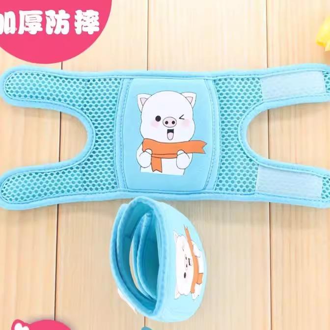 儿童护膝夏季薄小孩户外运动夏天可调节婴儿学步宝宝爬行防摔膝盖