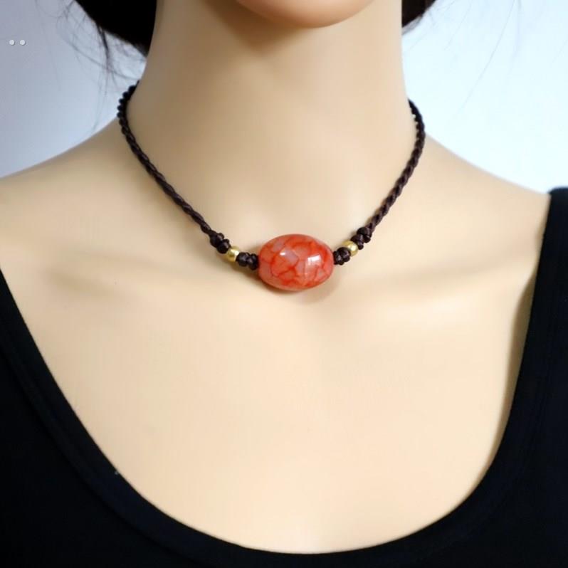 甲状腺术后遮挡项炼遮脖子疤痕饰品遮甲状腺疤痕项炼民族锁骨炼