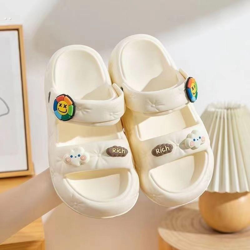 夏季爆款踩屎感拖鞋女外穿室内厚底防滑超软两穿上班沙滩时尚凉鞋