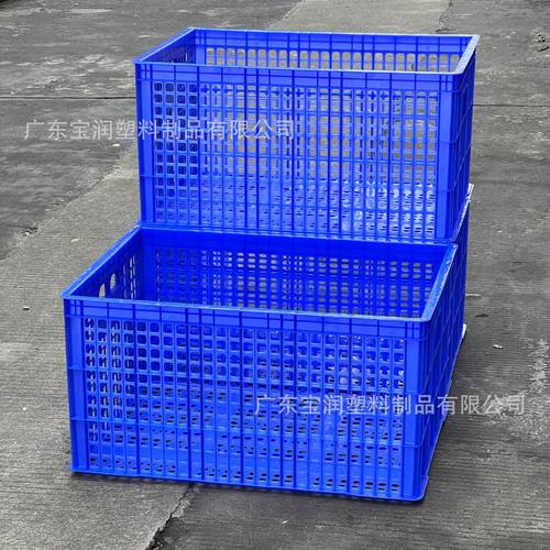 840*630*435仓储分拣胶框 加厚耐用塑料周转箩筐直销深圳货架料筐