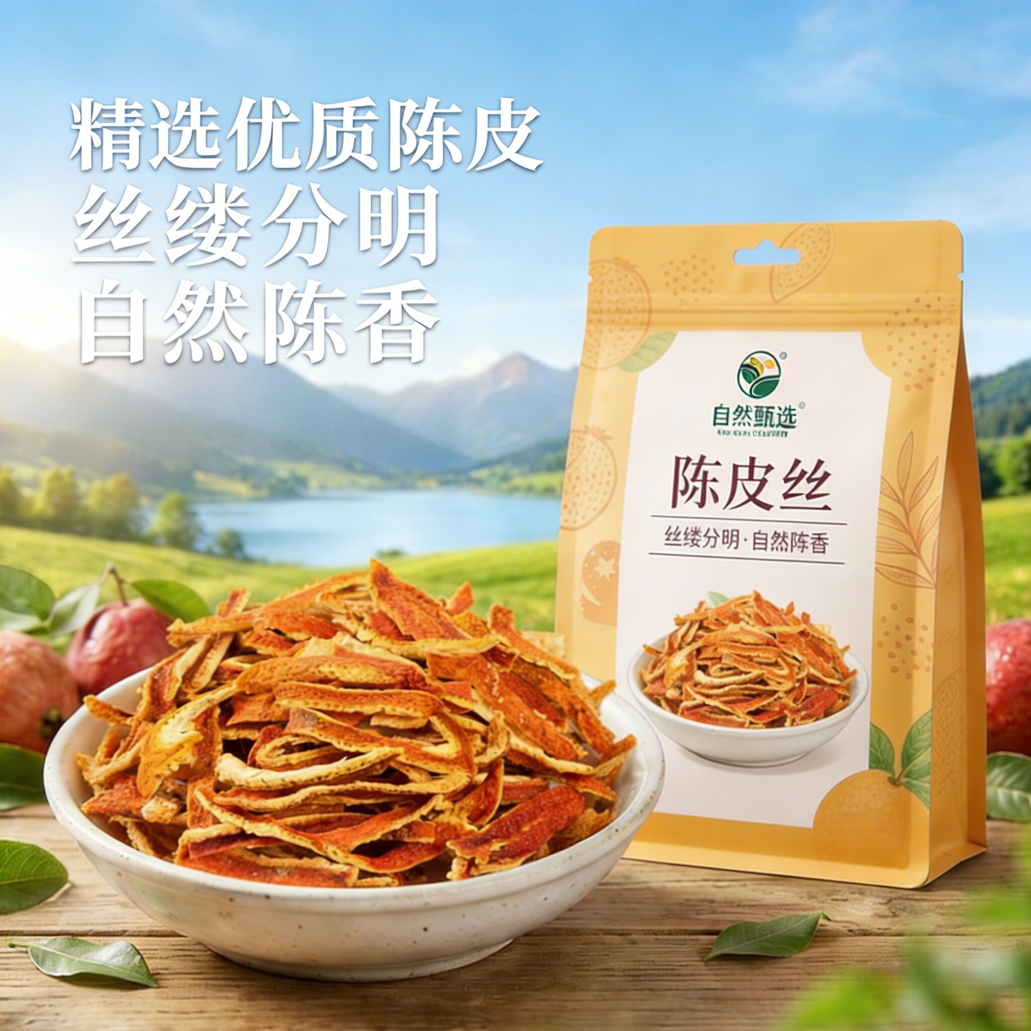 药用级正宗广东陈皮丝无熏硫