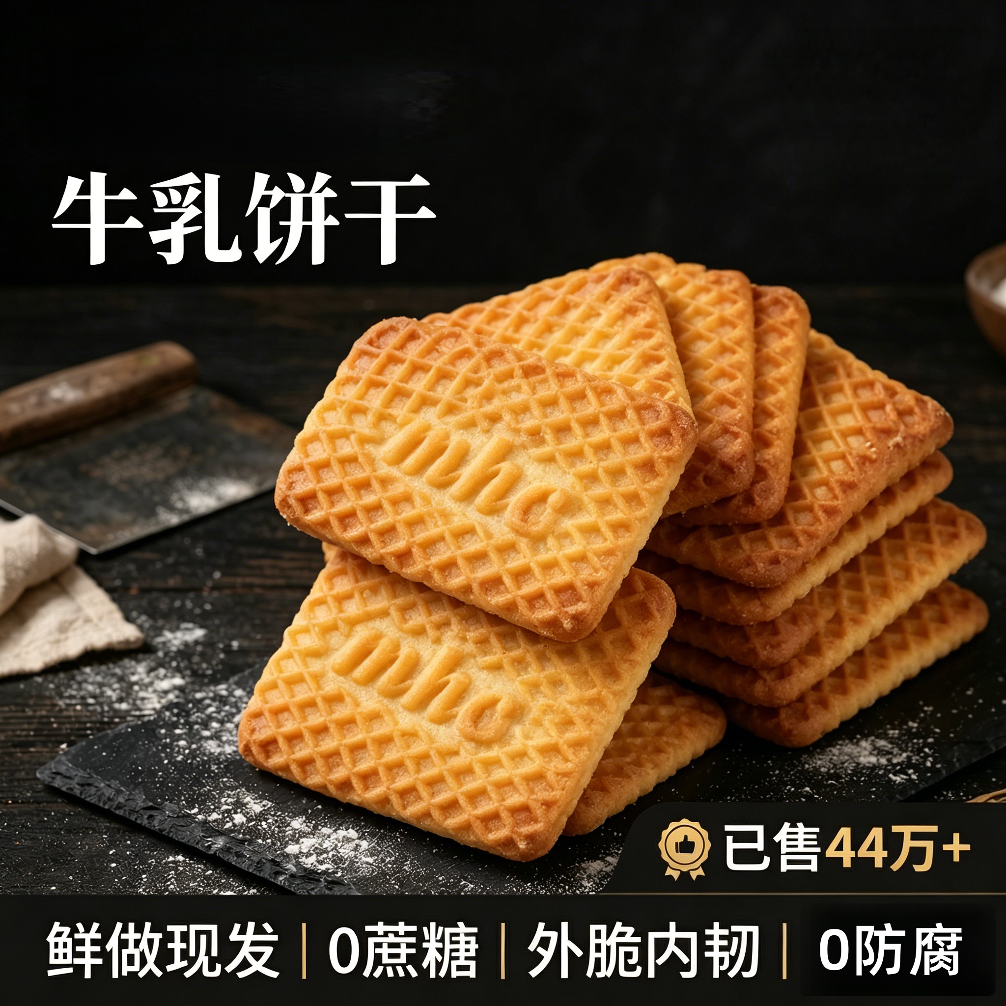 农科院牛奶特仑酥饼干牛奶饼干奶香味早餐饼干休闲零食独立包装