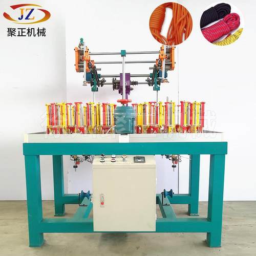 厂家32锭全自动织带高速圆盘编织机双马头圆盘机高速编织机