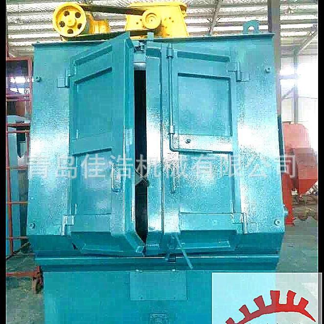 供应定制履带抛丸机抛丸清砂机小型抛丸机悬臂离心式抛丸器