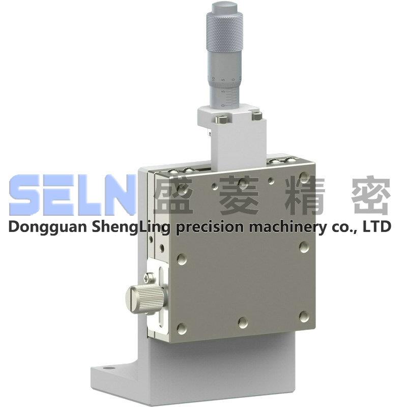 供应Z轴LBV60-C2尺寸60*60直线滚珠型轴承钢手动微调架位移平台