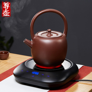 宜兴紫砂烧水壶电陶炉明火煮茶壶功夫茶煮水器小型家用陶瓷电茶炉