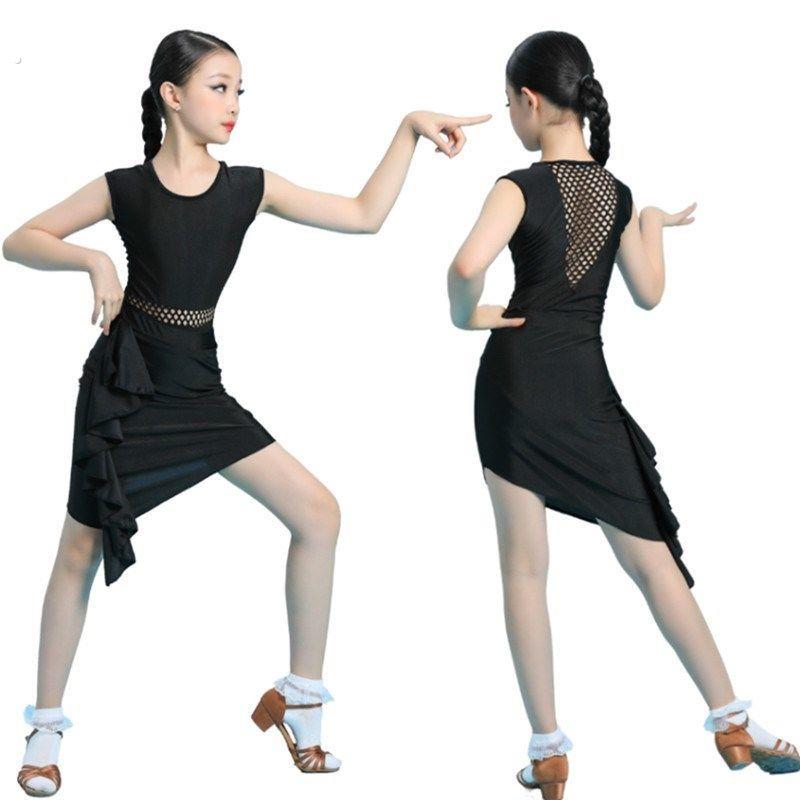 冬款拉丁舞服装2021年新款学生拉丁舞专用比赛服拉丁舞半裙分体