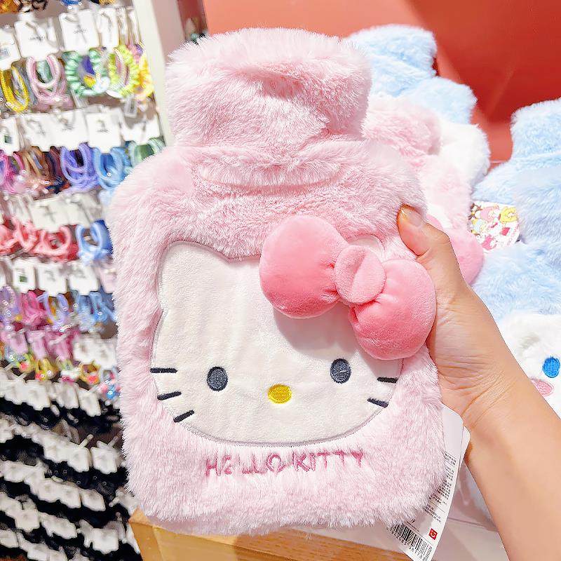 HelloKitty凯蒂猫热水袋注灌水被窝专用暖手脚宝大小号毛绒套可爱,居家日用,热水袋,淘宝优惠券,粉丝福利购,淘宝优惠卷