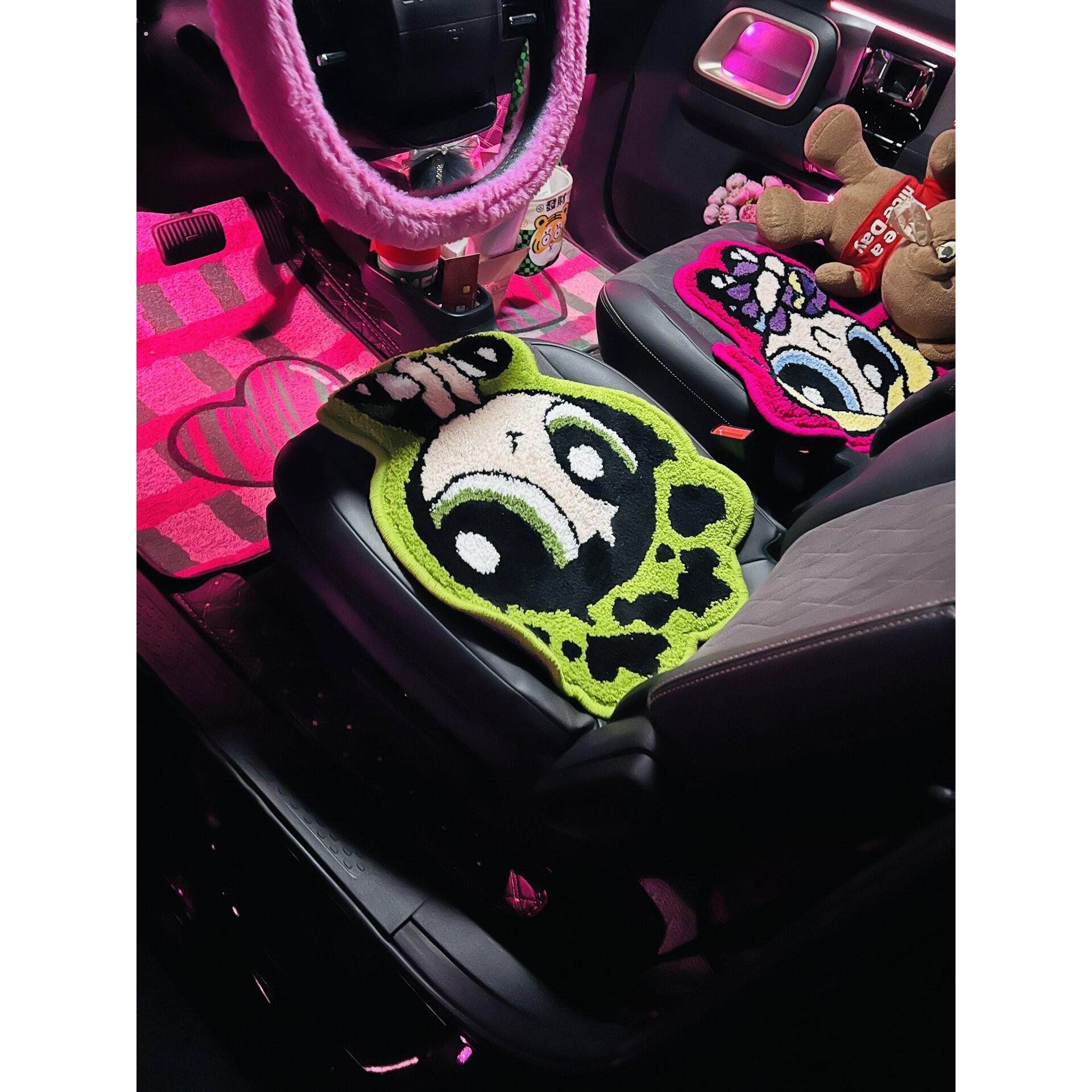 飞天小女警专用汽车主座驾驶防脏坐垫小屁股垫子脚垫女生四季通用,汽车用品/电子/清洗/改装,通用座套/座垫,淘宝优惠券,粉丝福利购,淘宝优惠卷