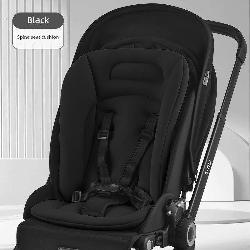 婴儿车垫子护脊遛娃神器坐垫全棉加厚宝宝餐座椅推车靠垫四季通用