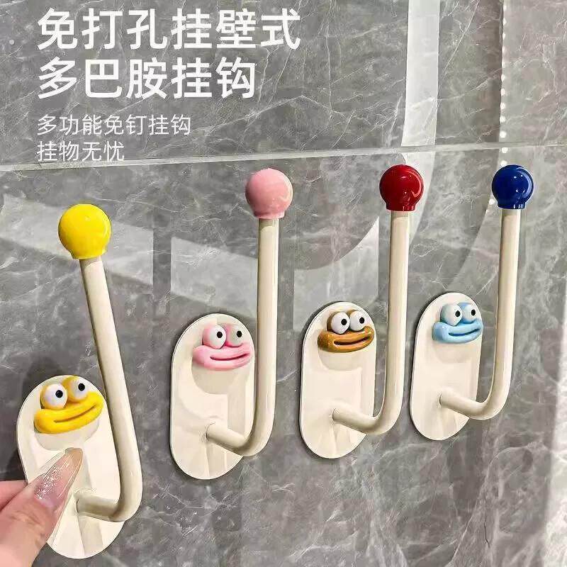 发圈发箍黏钩免打孔化妆室发夹皮筋发圈挂钩首饰发圈收纳层架塑料