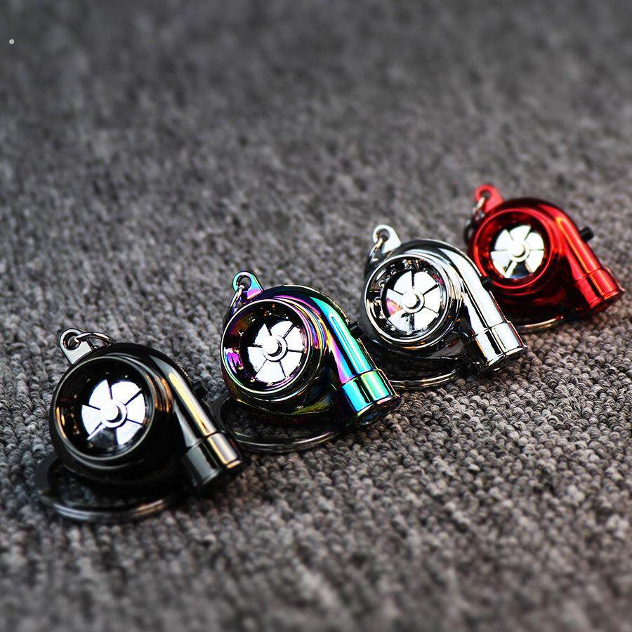 模拟涡轮声涡轮GTR 电动涡轮钥匙挂件振喘钥匙扣带灯玩具涡轮增压