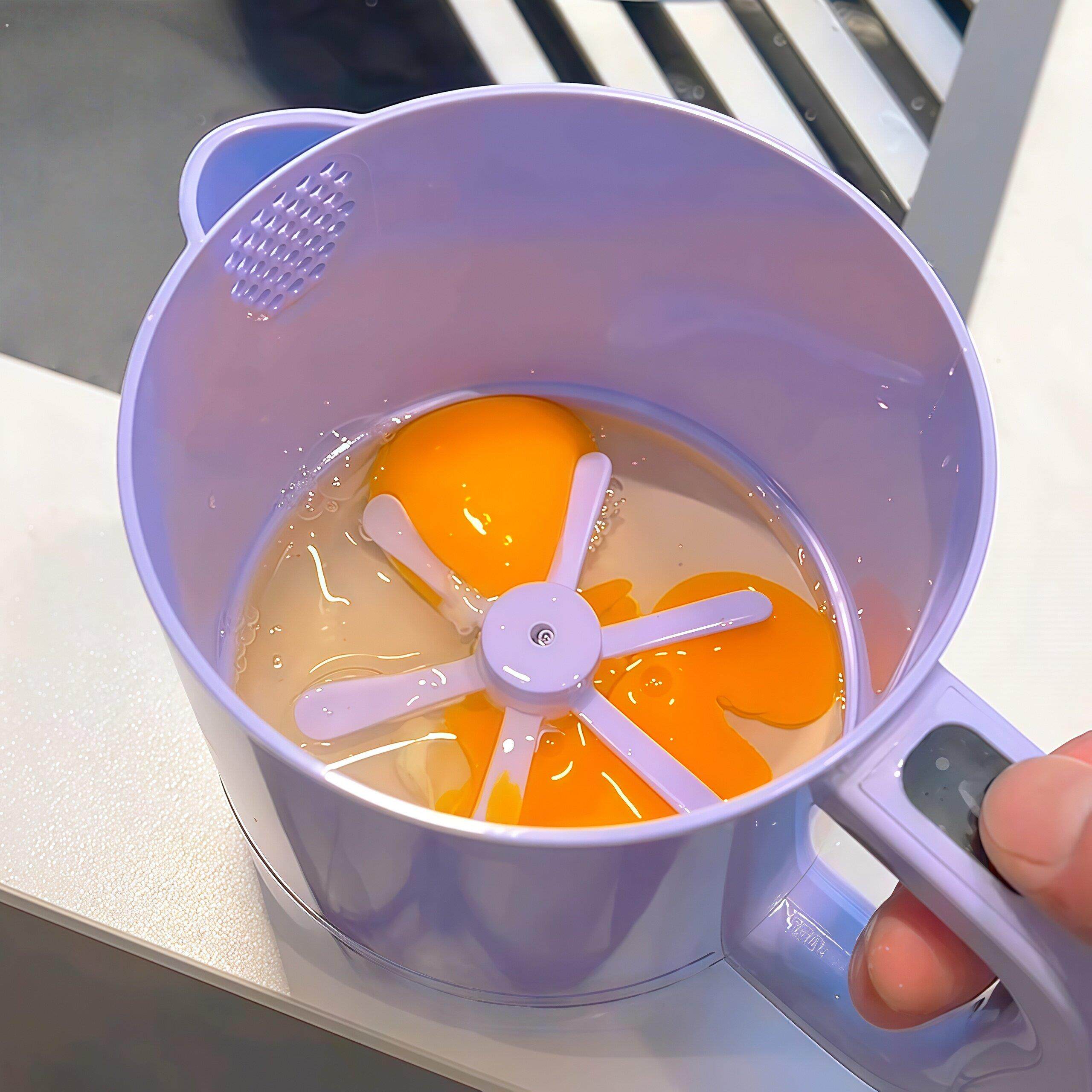 新款电动打蛋器家用厨房搅蛋杯过滤杯洗米淘米搅拌机多功能打发机