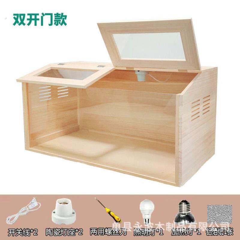 专用芦丁鸡饲养箱抽屉式鸡笼鸟笼蜜袋鼯恒温箱木箱全景鹦鹉大号