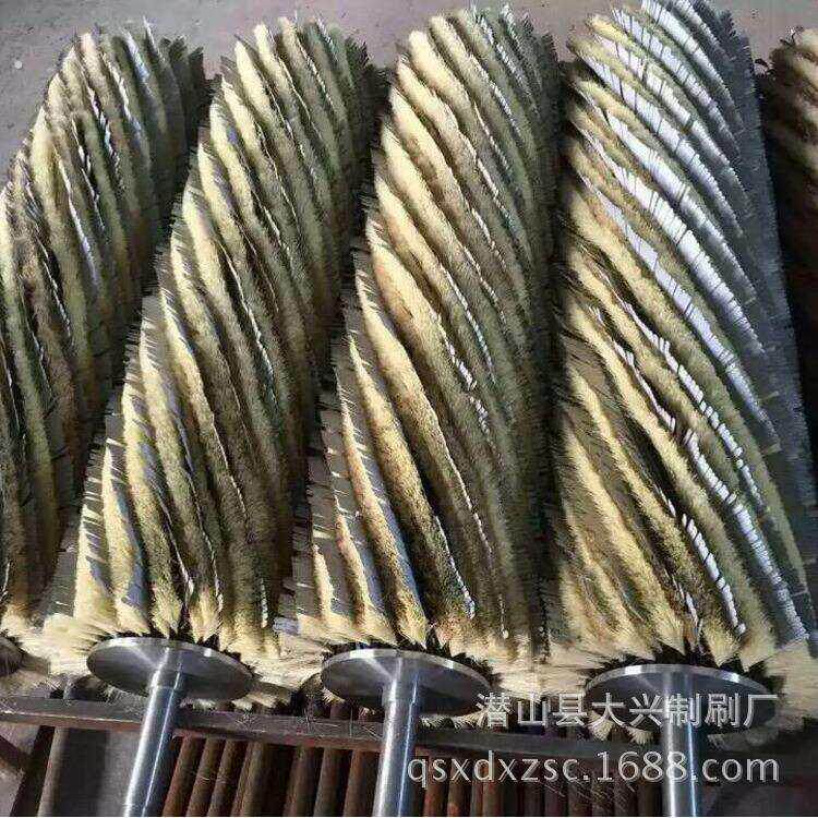 厂家生产剑麻辊 家具底漆抛光刷 木业砂光机毛刷辊 剑麻砂纸刷辊