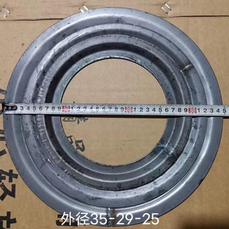 农村柴火灶配件大全锅炉炉箅子柴火灶接灰盒柴火灶炉圈钢板法兰圈