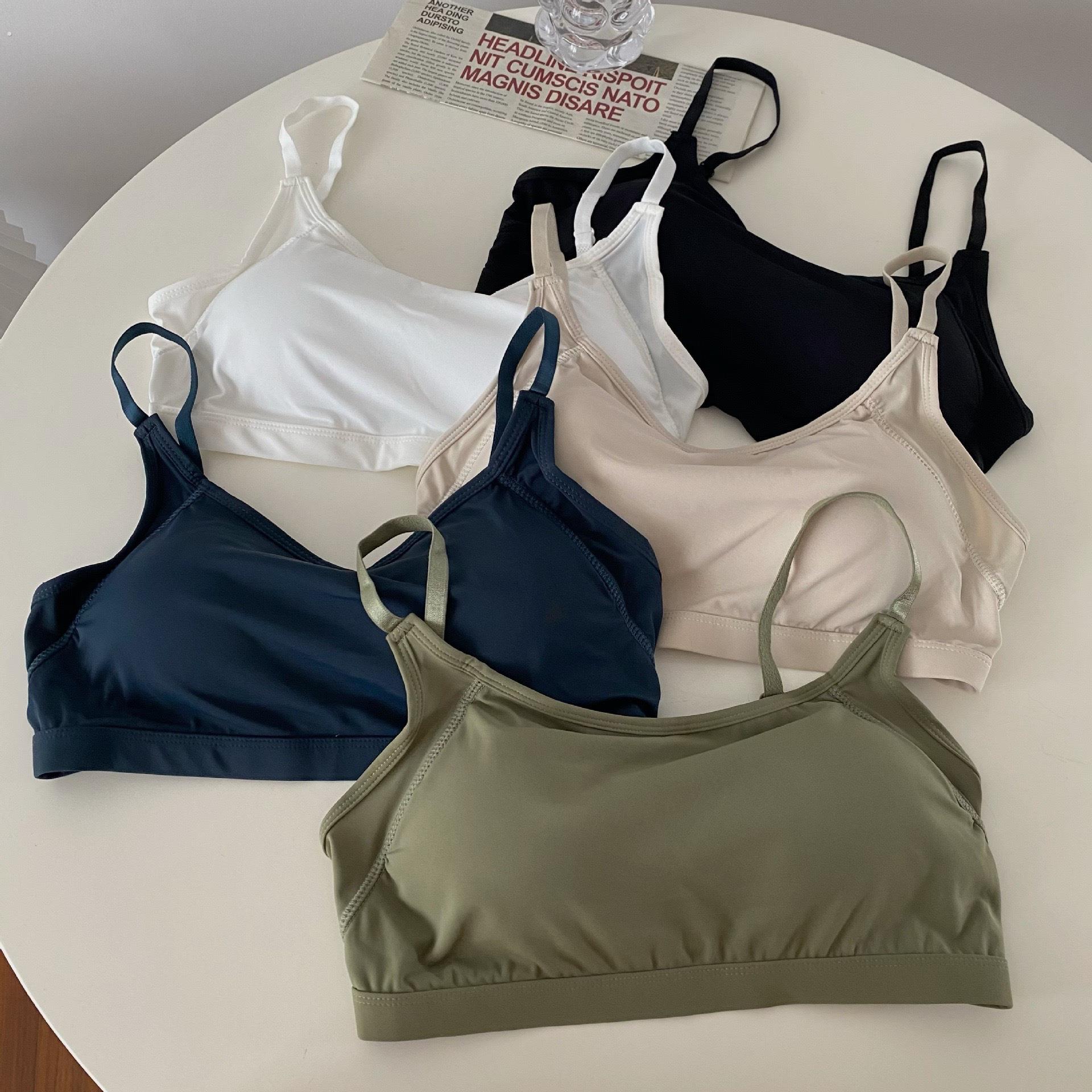 韩国潜水服女式分体式贴身泳衣女式无丝小胸撑式快干背心温泉泳衣