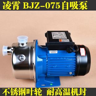凌霄水泵220V家用304不锈钢自吸泵增压水抽水泵高扬程BJZ037T