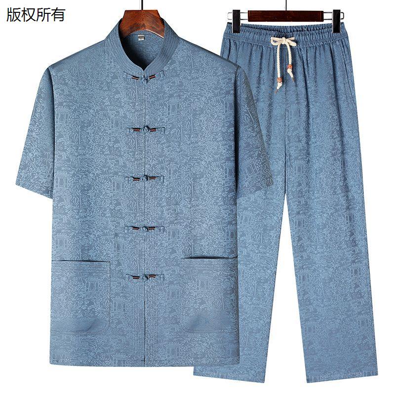 中年中国风夏季新中式透