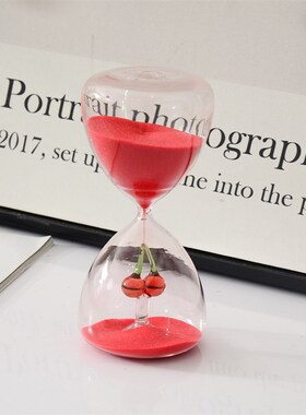 oakliving创意沙漏15分钟计时器家居摆件礼物工艺品桌面装饰