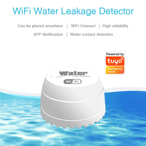 立体Tuya涂鸦WiFi漏水传感器家用