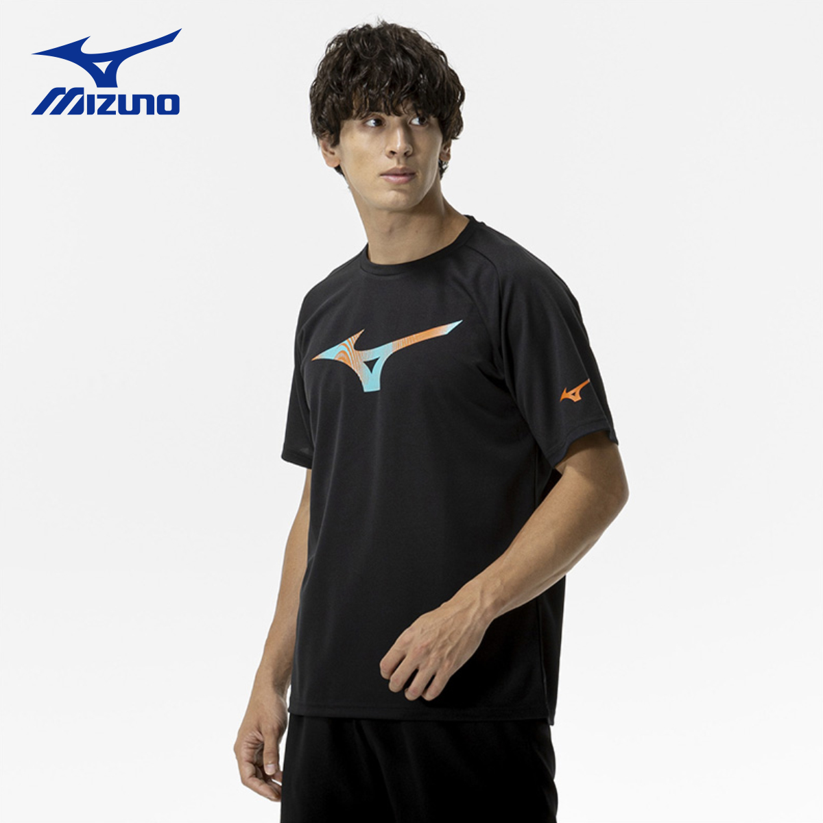 美津浓短袖T恤男夏季速干透气运动羽毛球网球跑步上衣