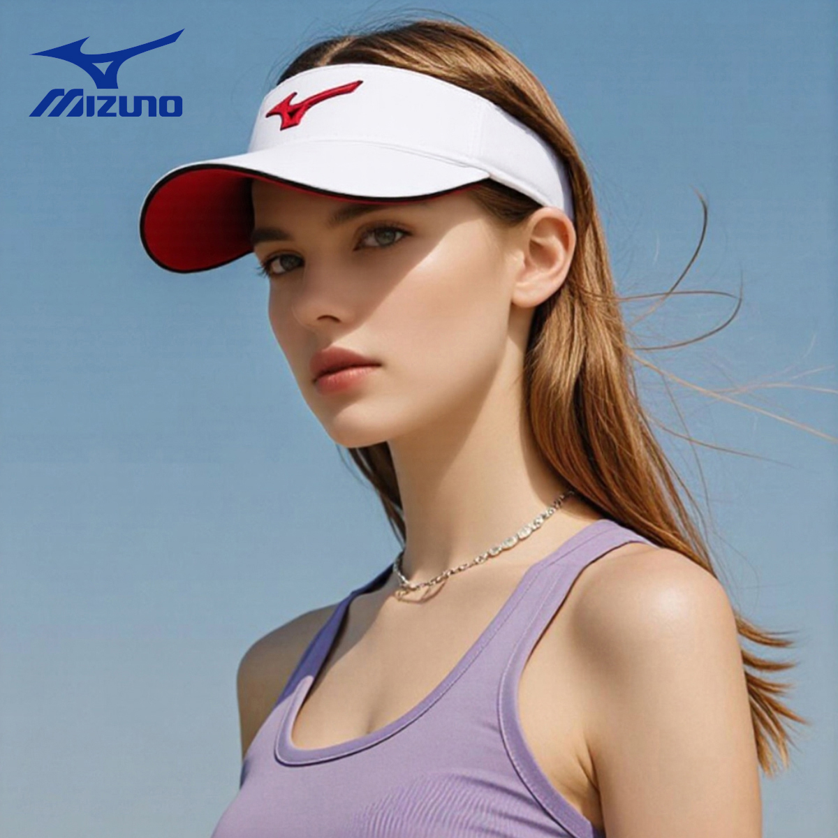 美津浓户外夏季防晒空顶帽