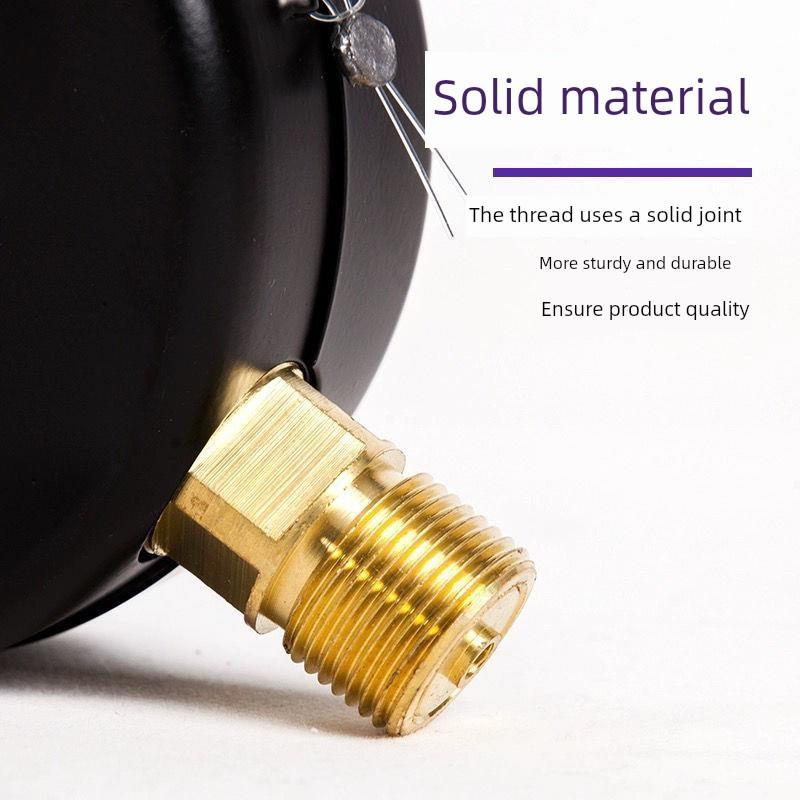 Y40普通压力表油压表液压表耐震压力表6mpa负压真空表水压表