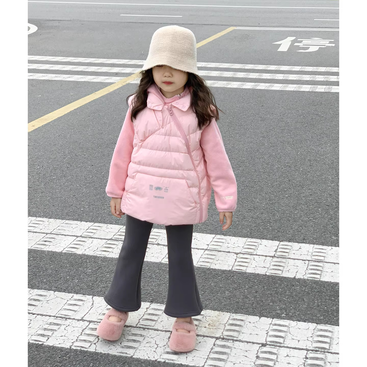 女童2025新款冬季棉服套装