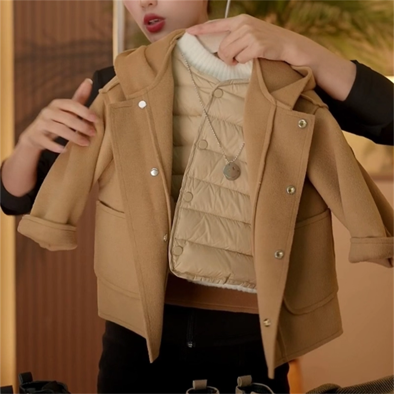 2025年冬季新款儿童毛呢大衣