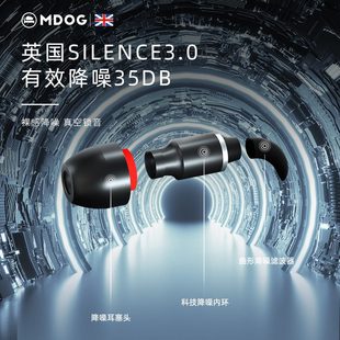米度狗耳塞防噪音睡眠超级隔音晚上睡觉防打呼噜静音专用降噪神器