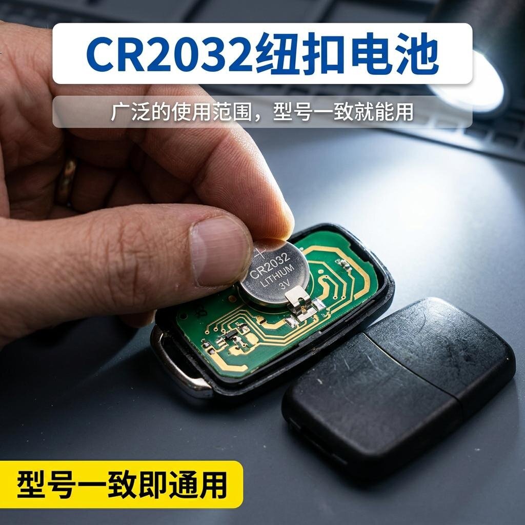 CR2032纽扣电池车钥匙遥控器