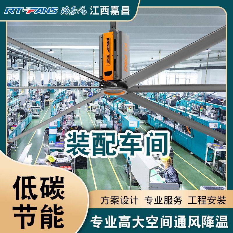 工业吊顶大风扇厂房车间仓库大功率降温通风散热工业排风吊扇