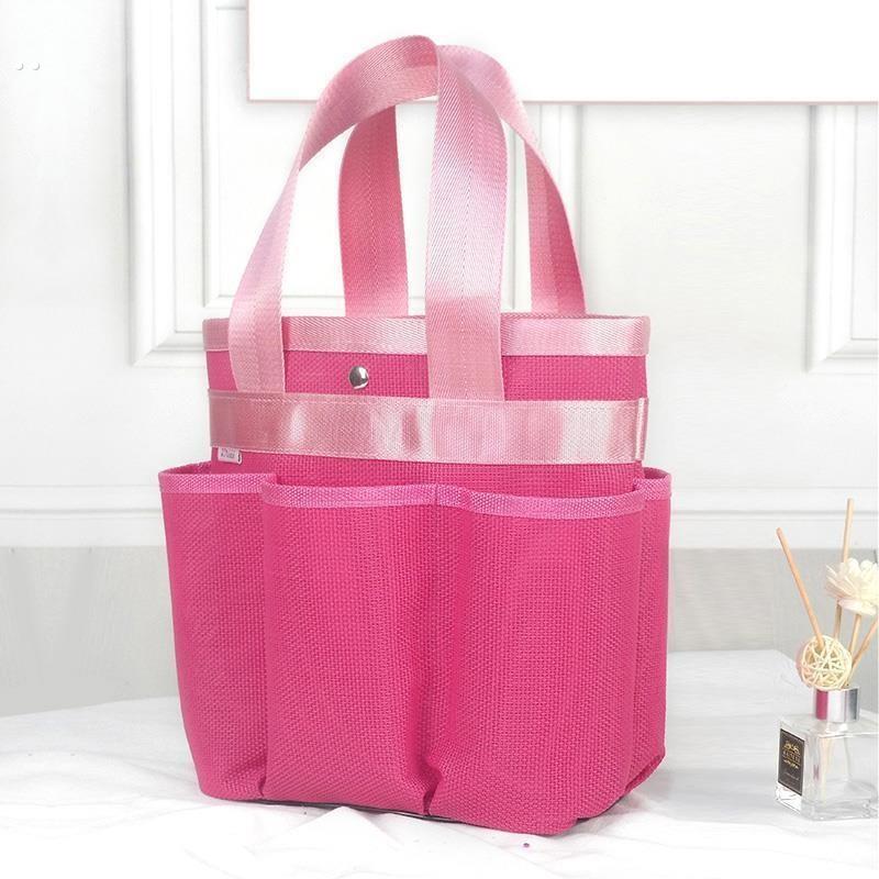 韩国多口袋大容量便携式游泳袋网兜口袋裤沙滩游泳储存网袋水世界