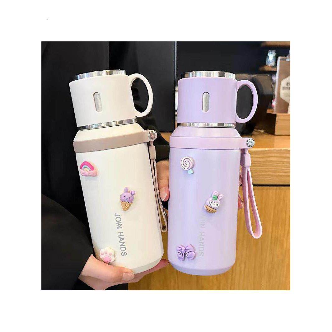 316不锈钢保温杯女食品级水杯学生高颜值大容量杯泡茶带杯盖外出