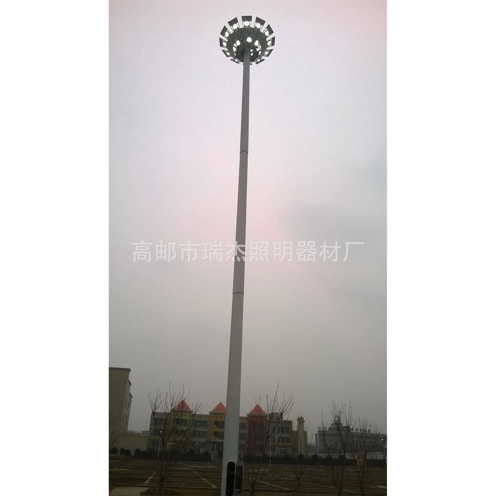 厂家直供LED杆灯灯杆照明户外足球场广场升降式爬梯式路灯生产