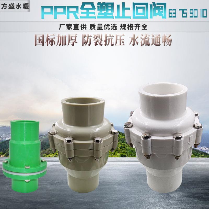 PPR全塑止回阀63 75 90 110