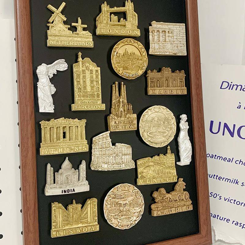 世界城市旅游冰箱贴希腊意大利罗马西班牙磁铁贴英国纪念礼物磁铁