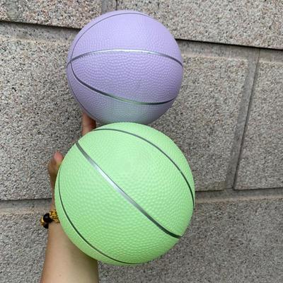 15cm宝贝可充气皮球儿童室内拍拍球幼儿园弹力球迷你小篮球哈哈球