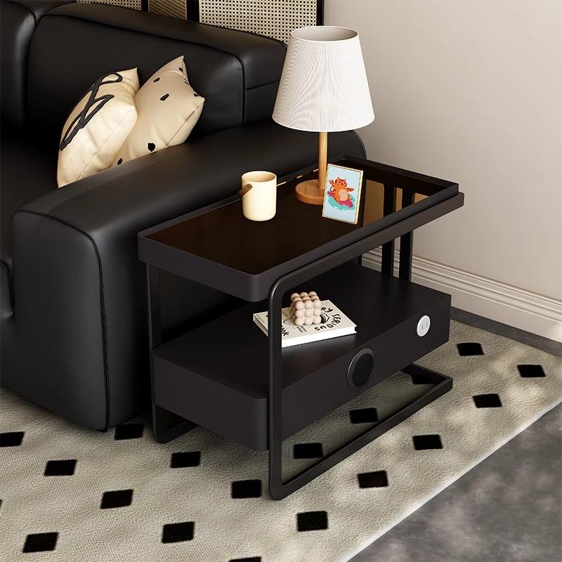 创意极简沙发小边几客厅多功能墙边柜现代简约沙发侧边柜储物角几