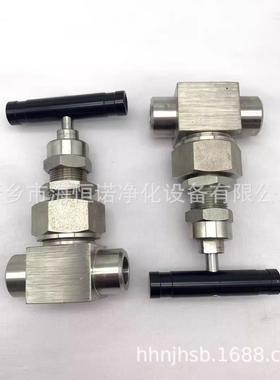 电厂取样架配件SS-6NBSW8T-G不锈钢一字手柄截止阀SS-6NBS12MM-G